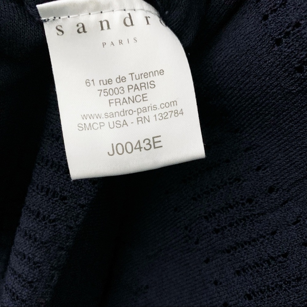 Sandro Perforated Knit Skirt - Picture 7 of 7